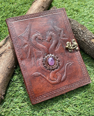 Mateshwari Handicraft Handicrafts Regular Journal Unruled 100 Pages(Brown)