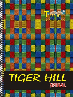 TigerHill A4 SPIRAL NOTE BOOK RULED 6 SUBJECT | SOFT AND THICK PAGES | A4 Notebook Single Line 400 Pages(Spiral Ruled, Pack of 2)