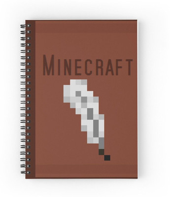 craft maniacs MINECRAFT NOTEBOOK COLLECTION A5 Diary RULED 160 Pages(Black)