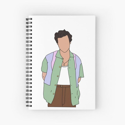 craft maniacs HARRY STYLES COLLECTION A5 Diary RULED 160 Pages(White)