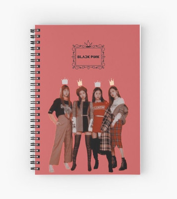craft maniacs BLACKPINK DIARY A5 Diary RULED 120 Pages(Multicolor)