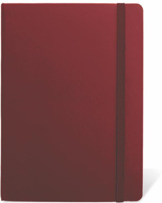 ANUPAM Fluct Ruled Journal Notebook 80Gsm Ruled Notebook Matte Finish PU Cover A5 Diary Daily Journal Notebook For Engineering,Notes Taking & Writing In School & Office 160 Pages(Maroon)