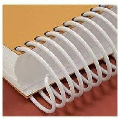canoff plastic 10 MM Spiral Binding White Heavy Quality Plastic Spiral Ring/Coil/Loop White(Set Of 1, White)