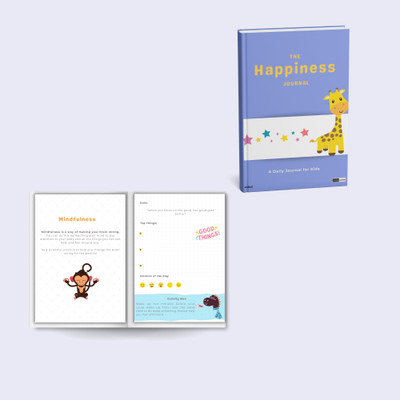 ekdali My Happiness Journal A5 Journal Ruled 120 Pages(Multicolor)