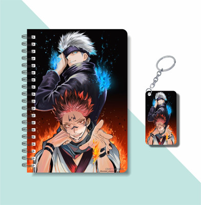 craft maniacs DIARY + KEYCHAIN A5 Notebook RULED 160 Pages(Multicolor)
