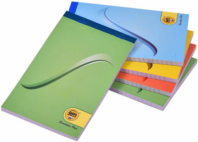 Glory Register Regular Note Book Single Lines 200 Pages(Multicolor, Pack of 5)