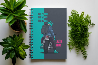 Graphic Word New A5 Notebook unrulled 160 Pages(White)