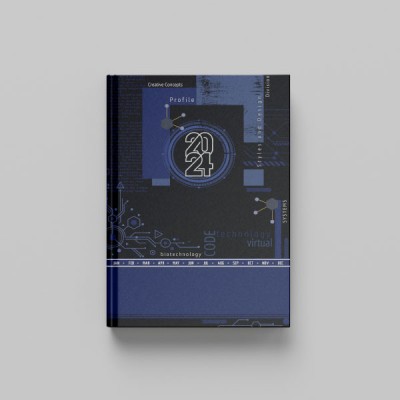 JJJJ handcrafted A5 Diary 50 Pages(Blue)