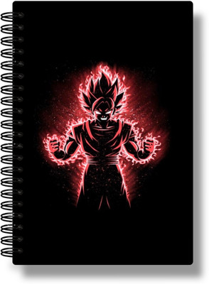 buddytales Dragon ball Z A5 Notebook Unruled 140 Pages(Goku Pink)