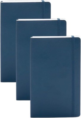 florapeach A5 Diary A5 Diary Ruling 180 Pages(Blue, Pack of 3)