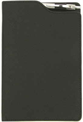 Viva Global PIXEL Journal Planner Artificial PU Leather 80 GSM A5 Notebook Ruled 200 Pages(Black)