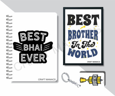 craft maniacs DIARY FRAME COMBO 2024 A5 Diary RULED 160 Pages(White)