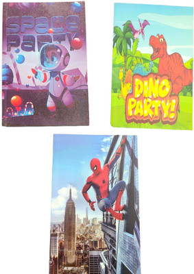 Z-Plus New A5 Diary Yes 100 Pages(Multicolor, Pack of 3)