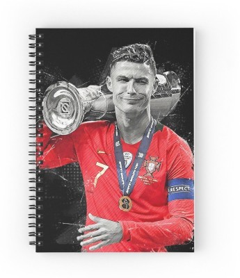 craft maniacs FOOTBALLER DIARY A5 Diary RULED 120 Pages(Multicolor)