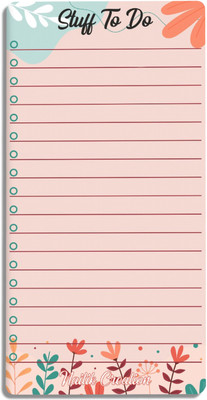 Naitik Creation Stuff To Do List Board Regular Planner/Organizer Unruled 1 Pages(Multicolor)