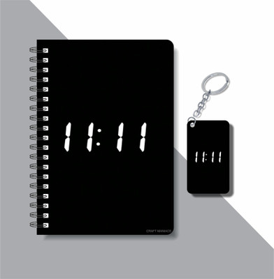craft maniacs POSTERS 2023 DIARY & KEYCHAIN A5 Diary RULED 120 Pages(Multicolor)