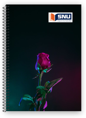 SNU CREATION Exercise book A4 Notebook Ruled 220 Pages(Multicolor)