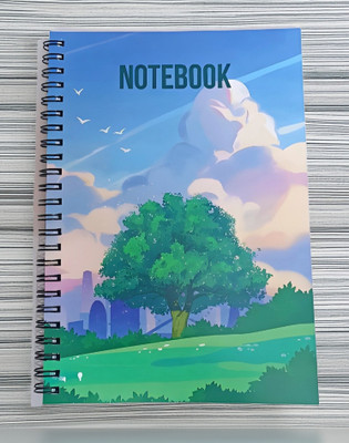 UNIFY CREATION UC Notebook Wiro Bound A5 Notebook Unruled 144 Pages(Multicolor)