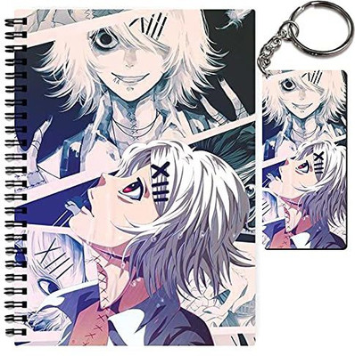 craft maniacs A5 NOTEBOOK + KEYCHAIN COLLECTION A5 Notebook RULED 160 Pages(Multicolor, Pack of 2)