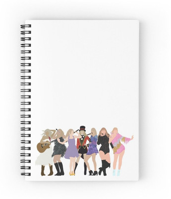 craft maniacs TAYLOR SWIFT 2024 COLLECTION A5 Diary RULED 160 Pages(Multicolor)