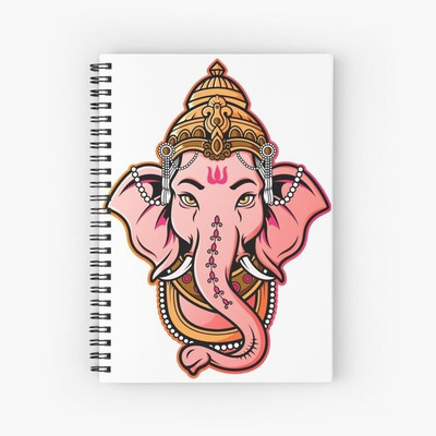 craft maniacs GANESHA COLLECTION A5 Notebook RULED 120 Pages(BUDDHA)