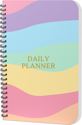 AccuPrints Daily Planner A5 Planner/Organizer Ruled 180 Pages(Multicolor)