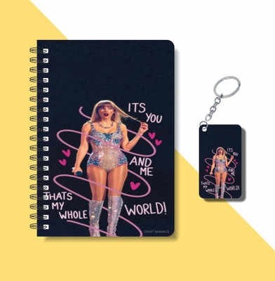 craft maniacs TAYLOR 2023 NOTEBOOK COLLECTION A5 Note Book RULED 160 Pages(White)