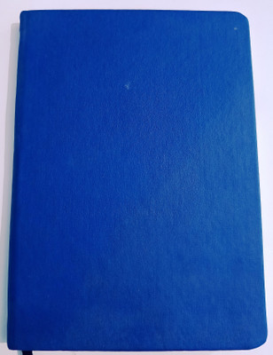 MMIRACLE SOFT A4 Diary SINGLE LINE 100 Pages(Blue, Black)
