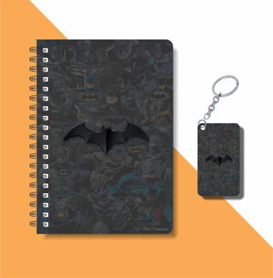 craft maniacs BATMAN 2023 COLLECTION A5 Notebook RULED 160 Pages(Multicolor)
