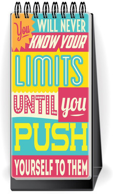 Nourish Desktop Standing To Do List Regular Desk Planner Ruled 50 Pages(YOURONLYLIMITIS)