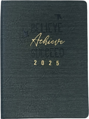 ShreeGanadhish 2025 Diary Journal Executive |Monthly Planner Page|Sunday Half Page| 24X18X3 CM B5 Diary Ruled 365 Pages(Green)
