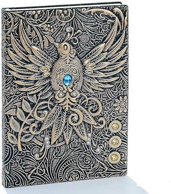 Mridshala handmade A5 Diary Rule 50 Pages(Owl Multicolor)