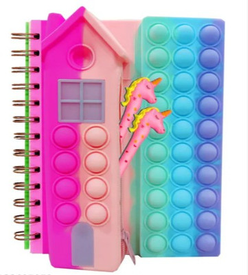FATFISH KIDS A5 Diary Double 80 Pages(Multicolor, Pack of 3)