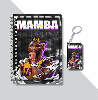 craft maniacs 2023 KOBE DIARY + KEYCHAIN A5 Notebook RULED 160 Pages(Multicolor)