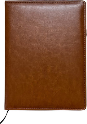 one degree attitude Leather PU 2025 Executive B5 Diary Planner with magnetic clip B5 Diary Ruled 365 Pages(Leather Brown Plain)