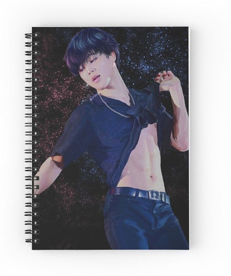 craft maniacs JIMIN DIARY A5 Notebook RULED 160 Pages(Multicolor)
