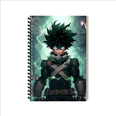 ESCAPER Cartoon Diary A5 Diary Ruled 160 Pages(Green Anime)
