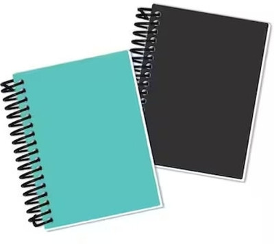 Puvi Recycled Notebook A4 Notebook Ruled 250 Pages(White, Pack of 3)