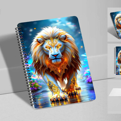 CreativePrintSolution Handcrafted, Selfmade A4 Notebook Single Rule 200 Pages(Multicolor)