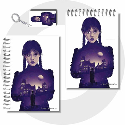 craft maniacs 2025 NOTEBOOKS A6 Notebook UNRULED 100 Pages(Multicolor, Pack of 2)