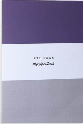 MyOfficeDesk Stripes Series: Journal/ Diary notebook A5 Diary Ruled 164 Pages(Blue Stripes)