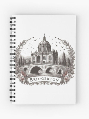 craft maniacs 2024 BRIDGERTON DIARY A5 Notebook RULED 160 Pages(Multicolor)