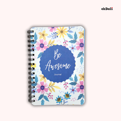 ekdali Be Awesome Journal A5 Journal Dot Grid 144 Pages(Multicolor)