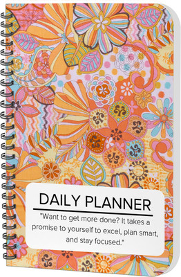 AccuPrints Daily Planner A5 Planner Ruled 176 Pages(Multicolor)