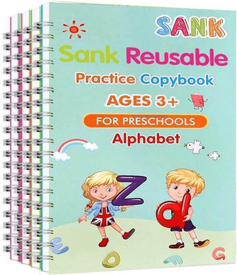 swarmshop MAGIC NOTEBOOK Regular Organizer RULE 40 Pages(Multicolor, Pack of 4)