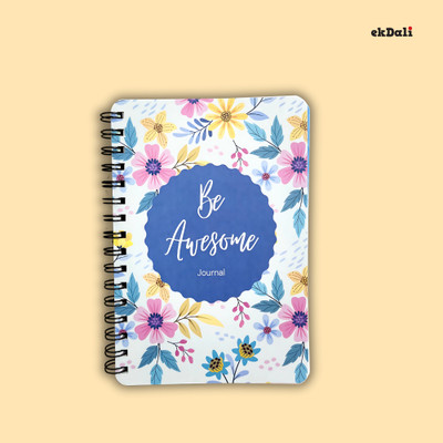 ekdali Be Awesome Journal A5 Journal Dot Grid 144 Pages(Multicolor)