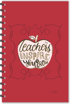 ESCAPER Teachers Inspire you to Grow A5 Diary Ruled 160 Pages(Multicolor)