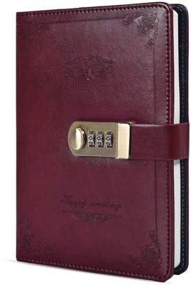 SARJUDAS ENTERPRISE Diary Regular Diary 200 Pages(Wine Red)