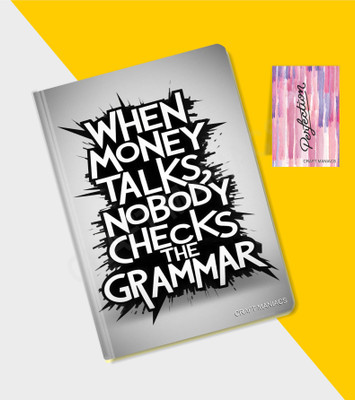 craft maniacs GLUEBIND DIARY A5 Diary RULED 100 Pages(Multicolor)