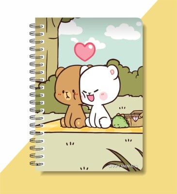 craft maniacs MILK & MOCHA 2023 COLLECTION A5 Notebook RULED 160 Pages(Multicolor)